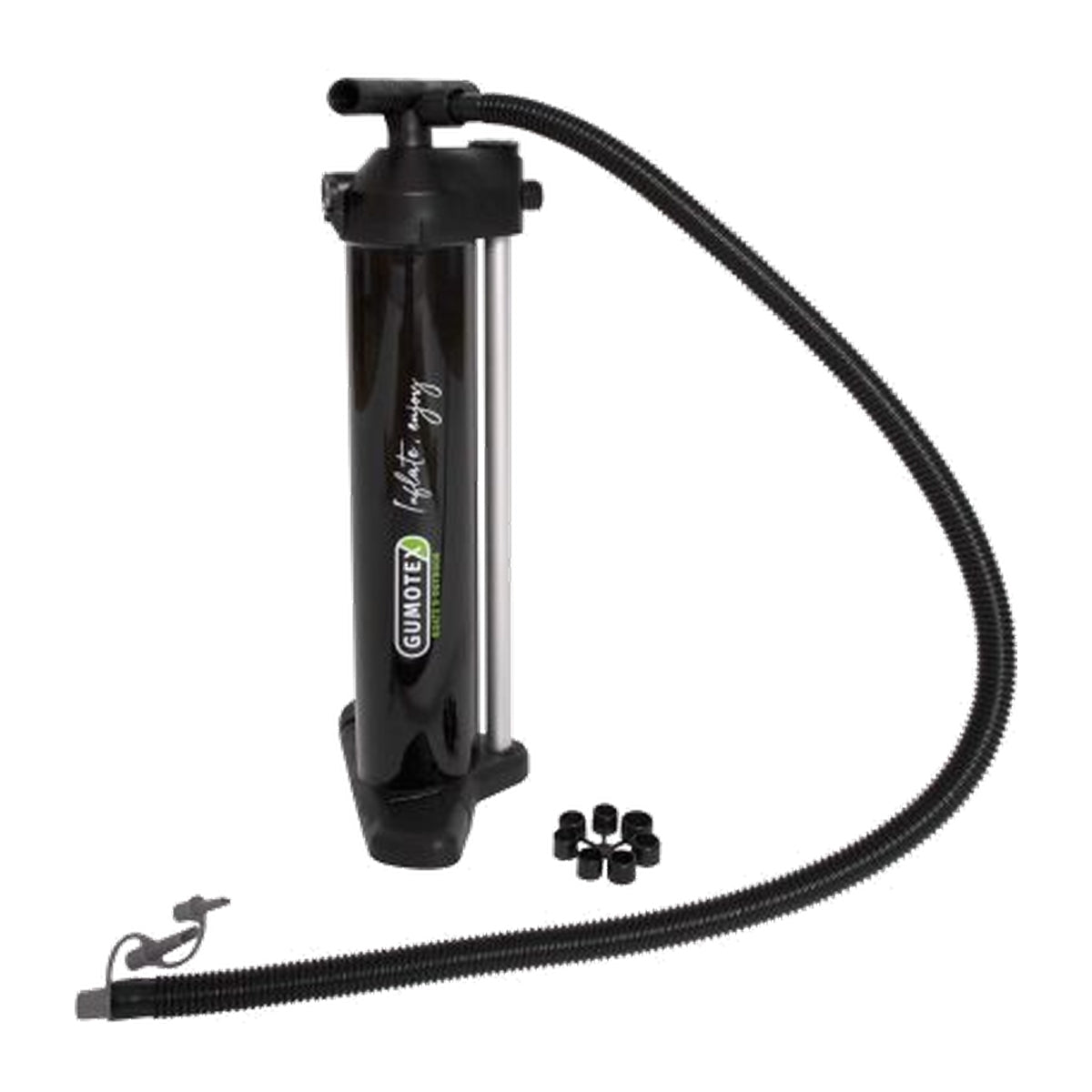 Handpumpe Doppelhub Gumotex 3,2/6,4 mit Manometer