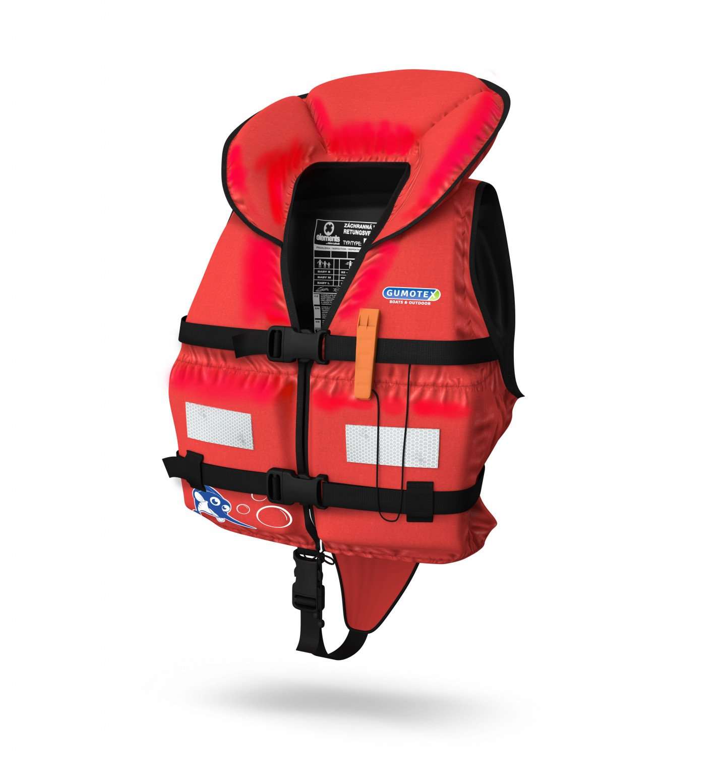Schwimmweste Baby rot