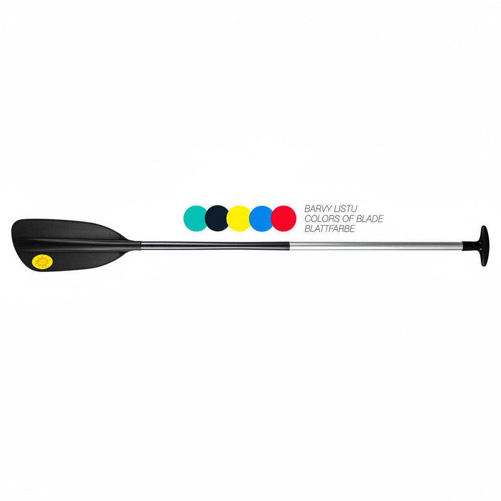 Stechpaddel PA101/1 RAFT, einteilig, schwarz, 160cm
