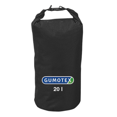 KORTEX wasserdichter Packsack schwarz 20L