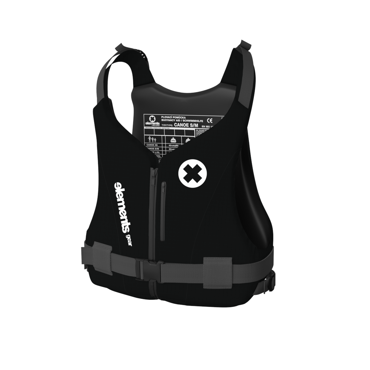 ROVER PFD Schwimmweste EG-1005 schwarz
