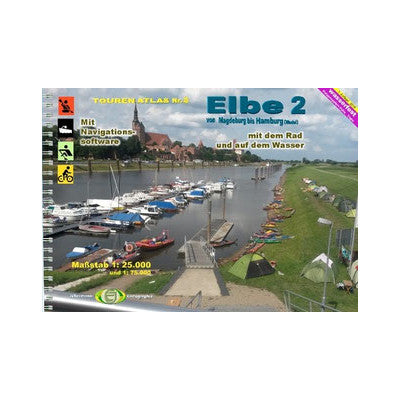 Buch Tourenatlas Jübermann TA8/Elbe 2