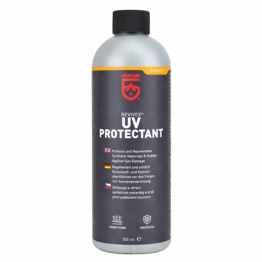 eine Flasche UV-Protectant 