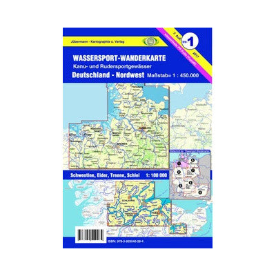 Wassersport-Wanderkarte 1 