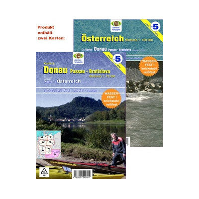 Wassersport-Wanderkarte 5 Österreich-Donau