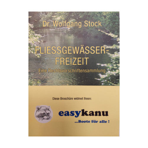 Broschüre Wasserrecht von Dr. Wolfgang Stock und easykanu